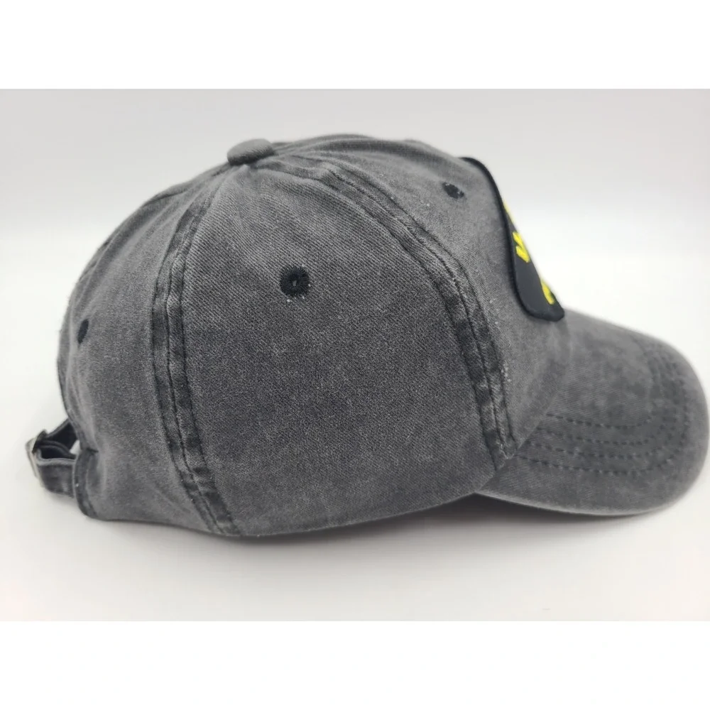 US Army Veteran Patch Strapback Adjustable Hat Cap United States Men Women Black